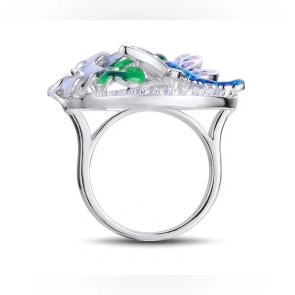 Dragonfly Garden Enamel Set - Picture 3 of 10